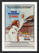 Load image into Gallery viewer, An original movie poster for the Steve McQueen film Le Mans