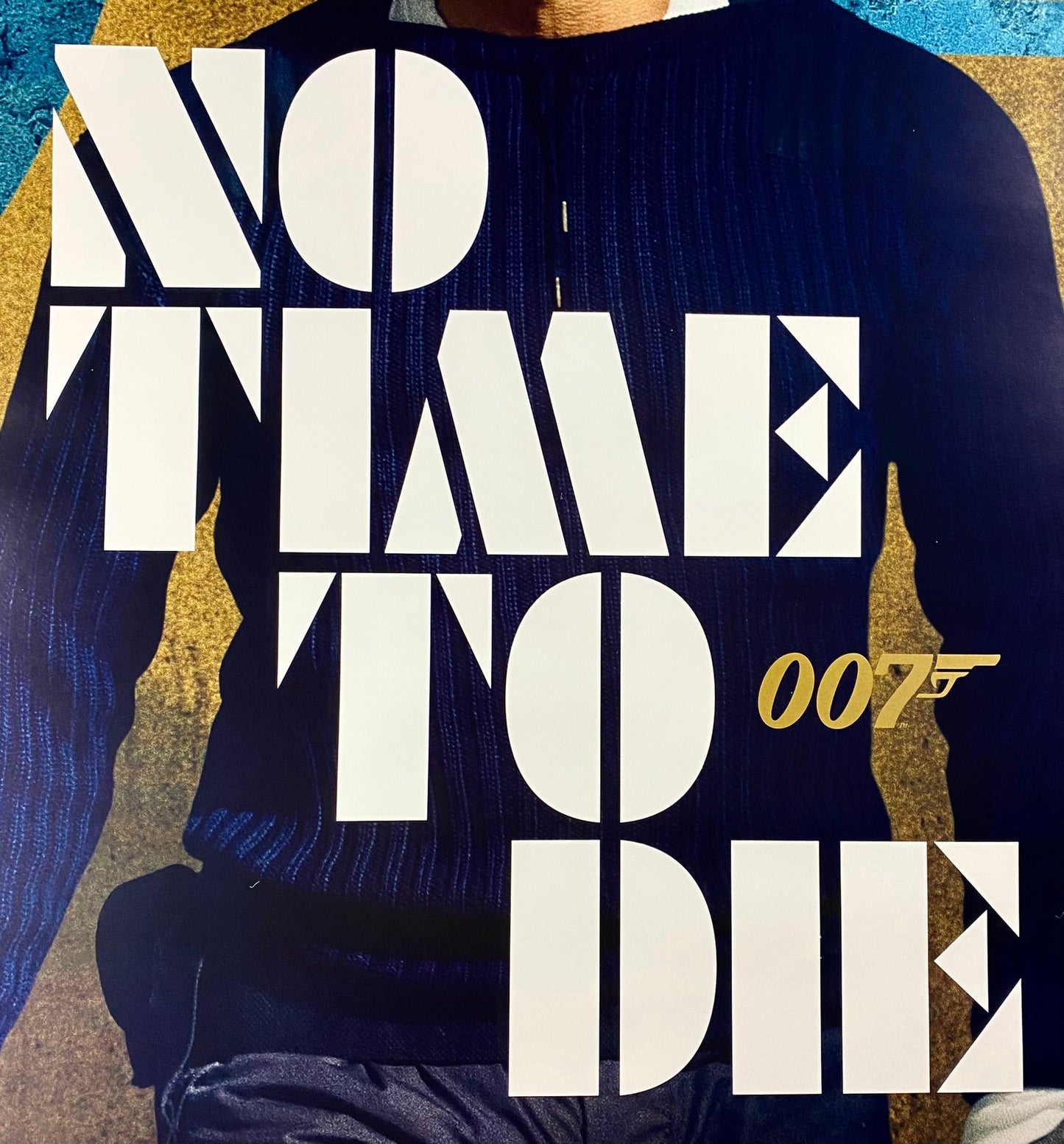 An original movie poster for the James Bond film No Time To Die (April 2020)