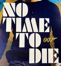 Load image into Gallery viewer, An original movie poster for the James Bond film No Time To Die (April 2020)