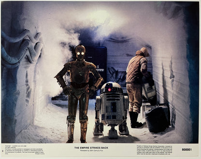 An original 11x14 lobby card for the Star Wars film The Empire Strikes Back