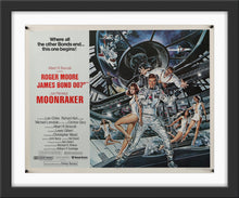 Load image into Gallery viewer, An original half sheet movie poster for the James Bond film Moonraker