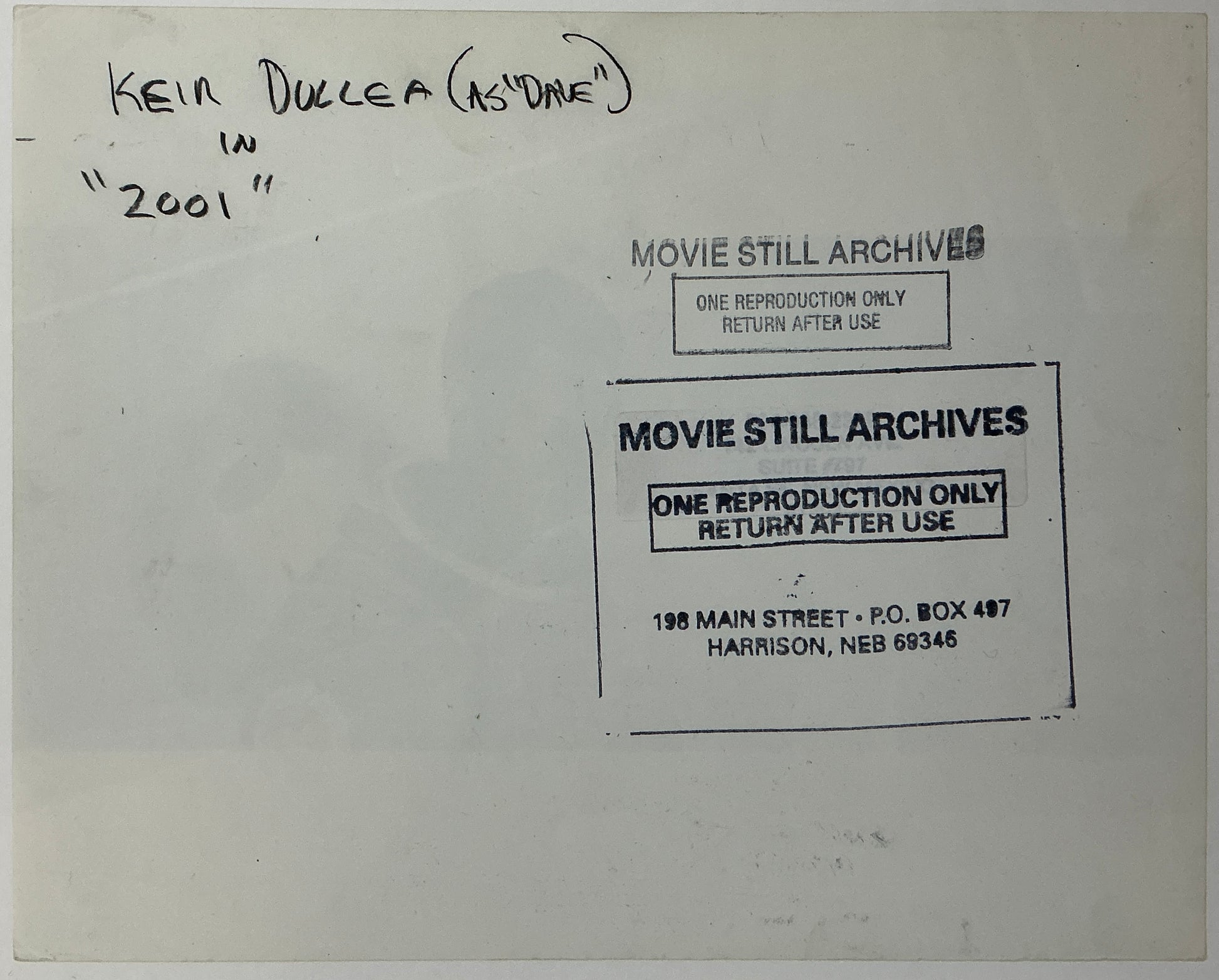 An original 8x10 movie still for the Stanley Kubrick film 2001: A Space Odyssey