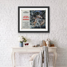 Load image into Gallery viewer, An original half sheet movie poster for the James Bond film Moonraker
