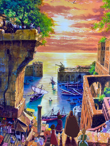 An original Japanese B2 movie poster for the Studio Ghibli film Tales from Earthsea