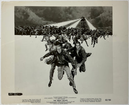 An original 8x10 artwork still for the film The Great Escape