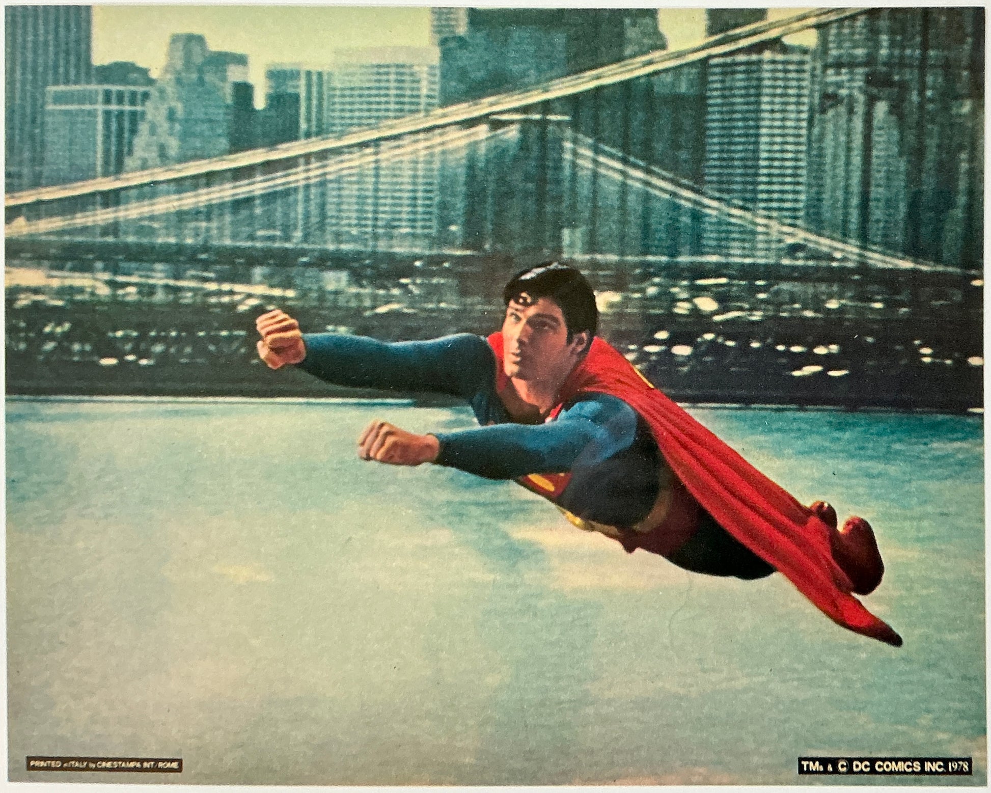 An original 8x10 movie still for the 1978 film Superman