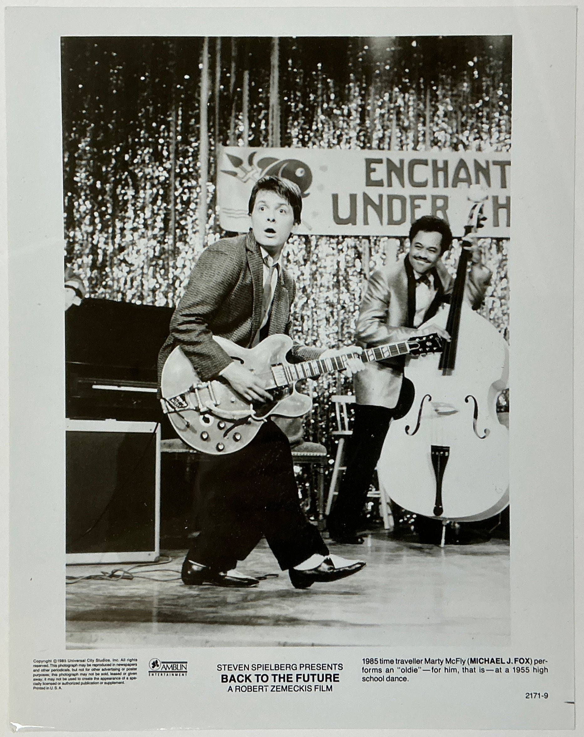 An original 8x10 movie still for the film Back to the Future