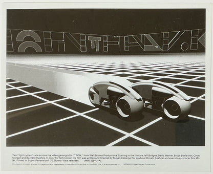 An original 8x10 movie still for the 1982 film TRON