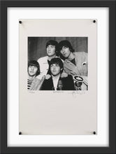 Load image into Gallery viewer, An art print byJohn Rowlands of The Beatles from Toronto 1965. Signed and numbered.
