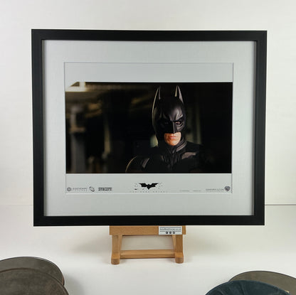 An original lobby card for the film The Dark Knight