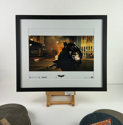 An original lobby card for the film The Dark Knight