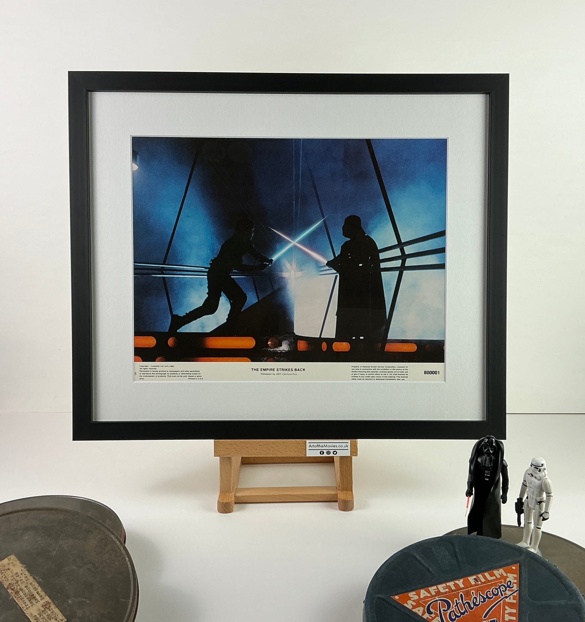 An original 11x14 lobby card for the Star Wars film The Empire Strikes Back