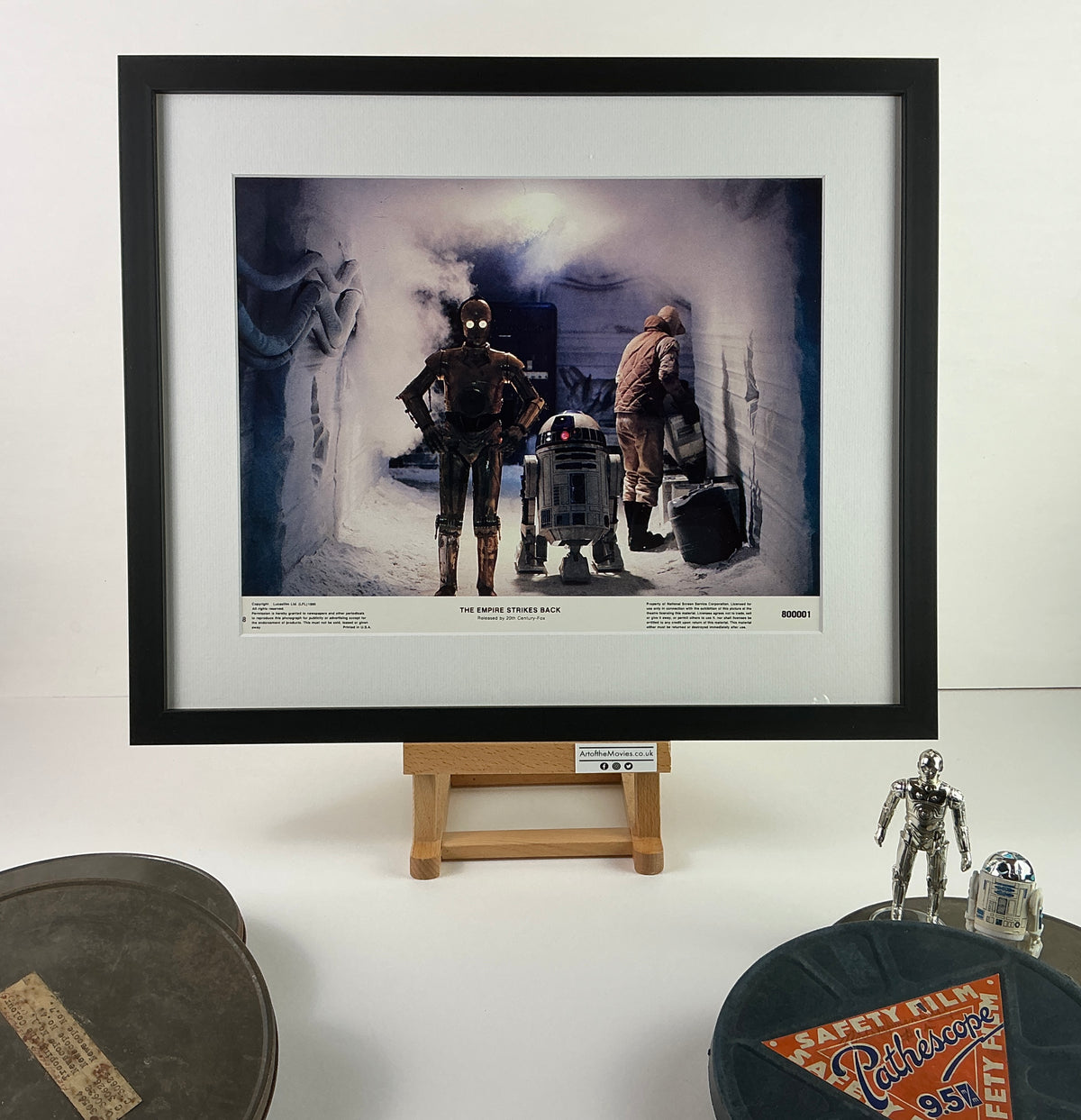An original 11x14 lobby card for the Star Wars film The Empire Strikes Back