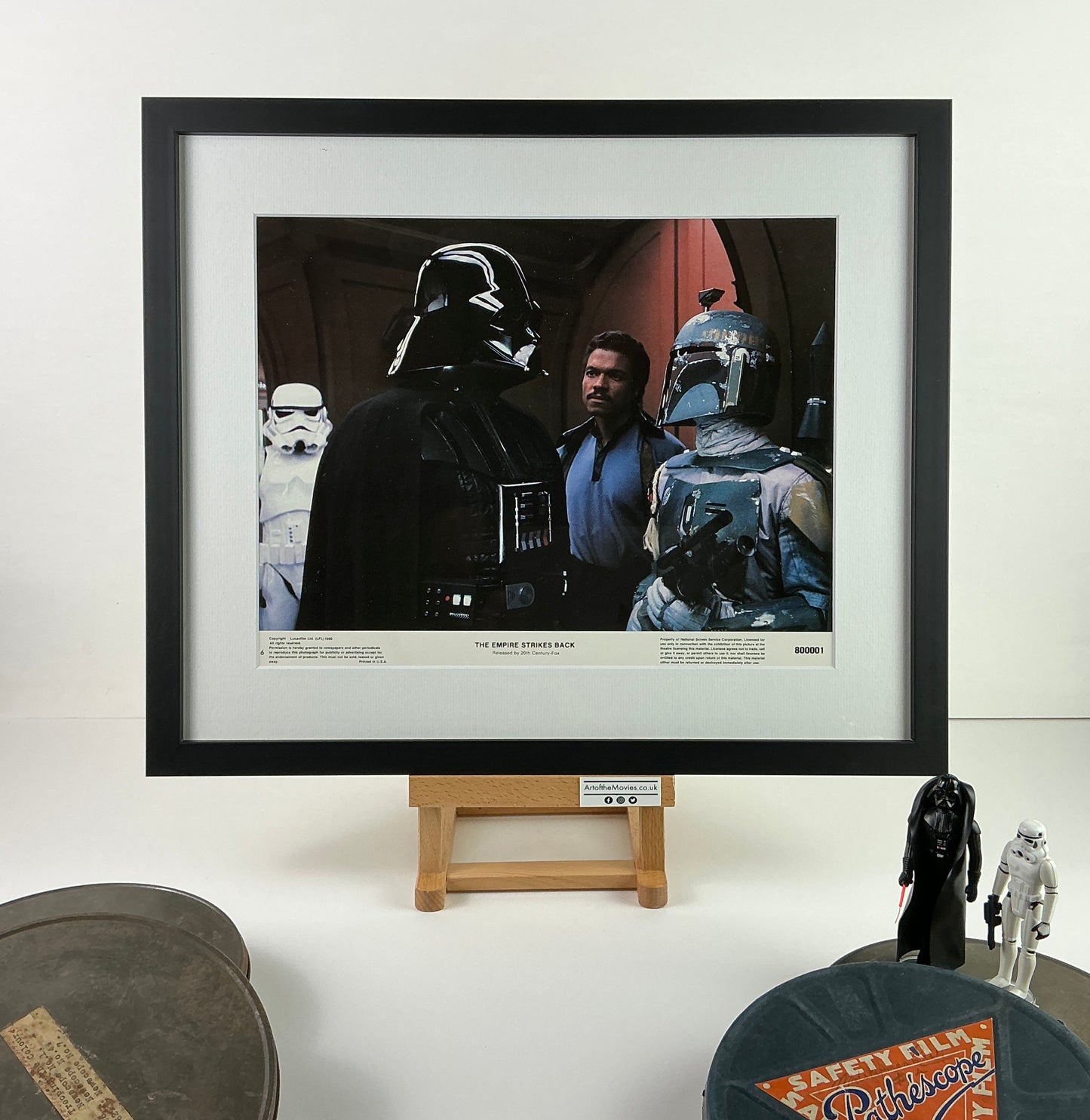 An original lobby card for the Star Wars film The Empire Strikes Back