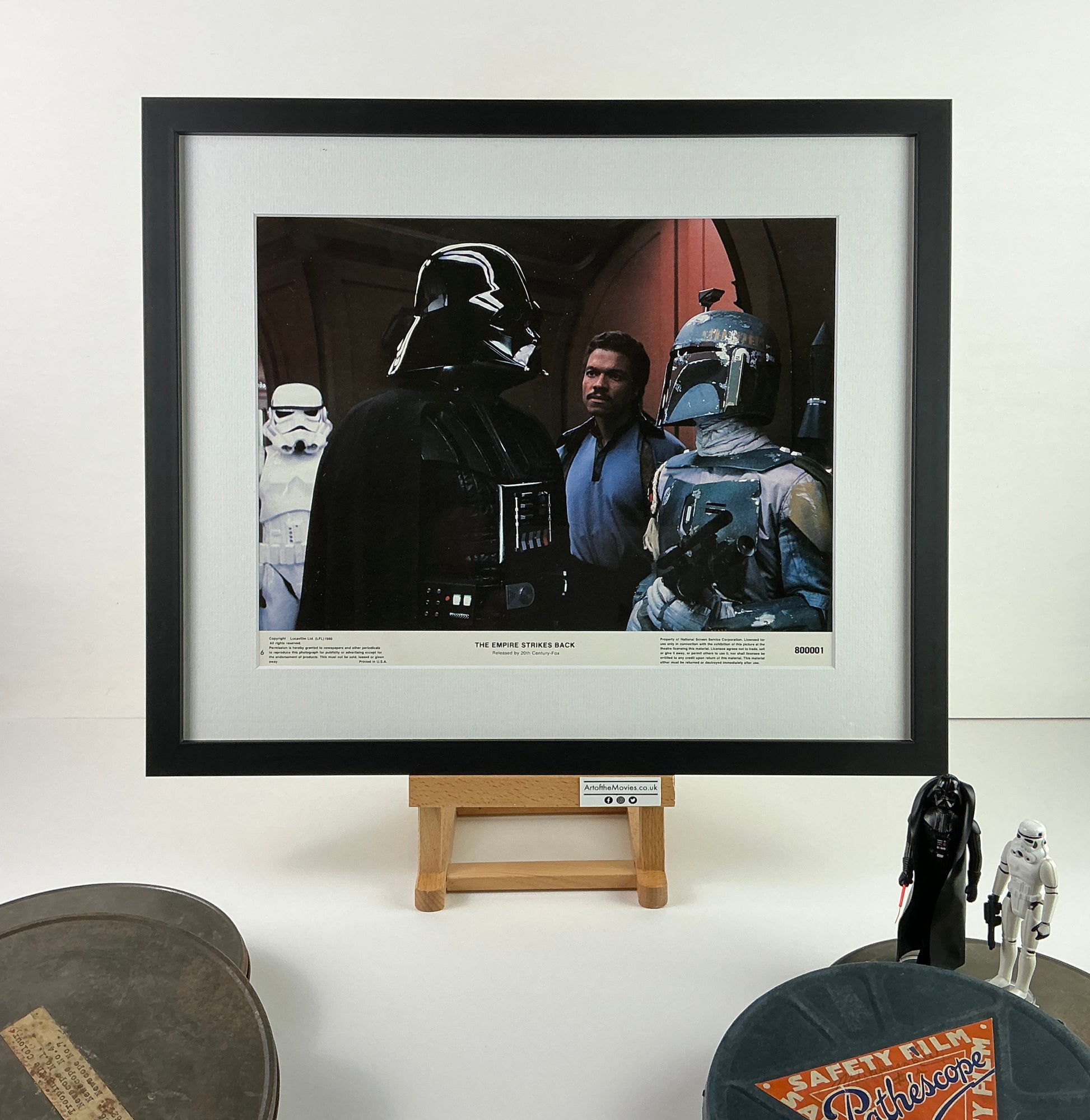 An original lobby card for the Star Wars film The Empire Strikes Back