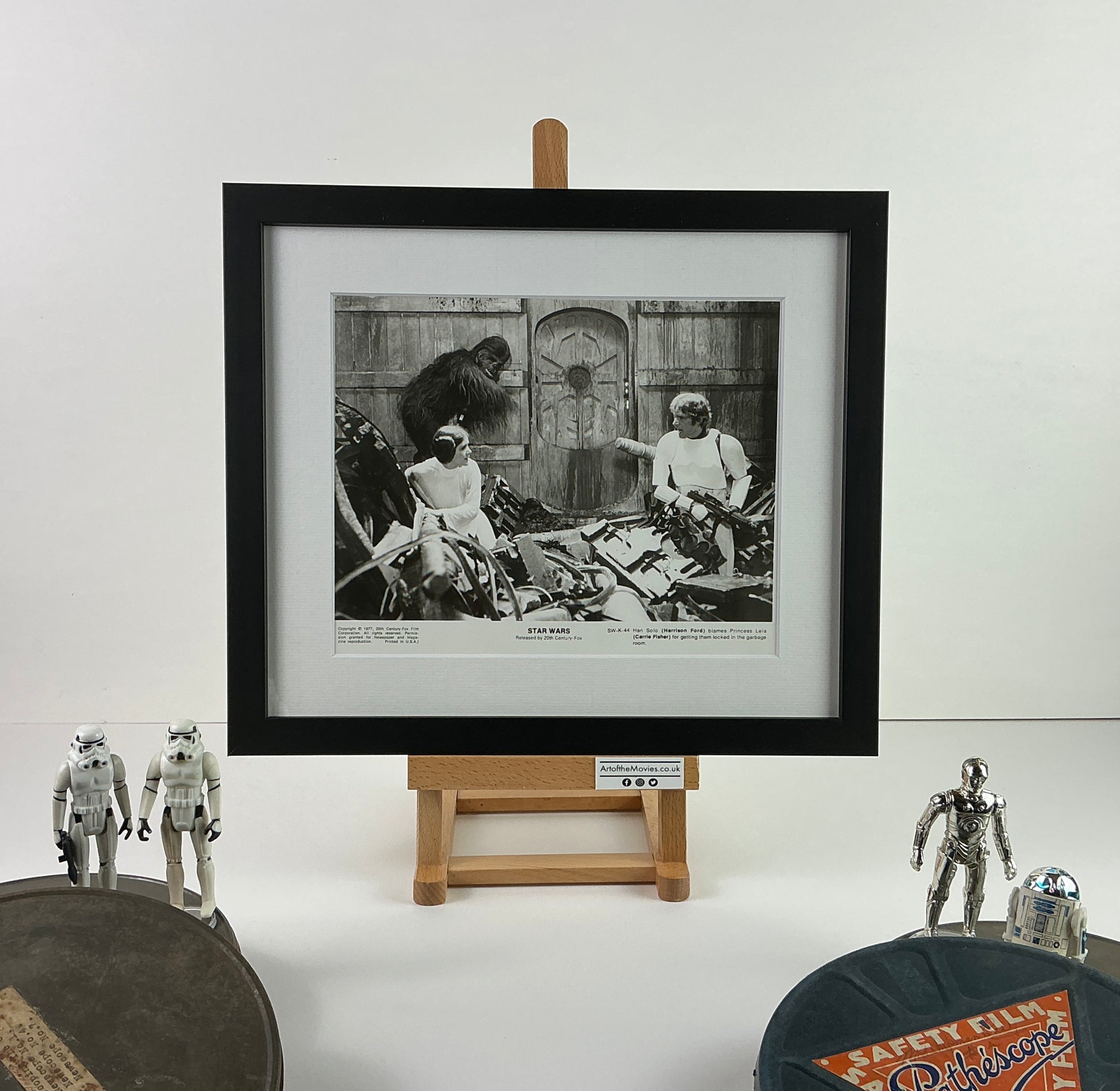 An original 8x10 movie still for the film George Lucas film Star Wars