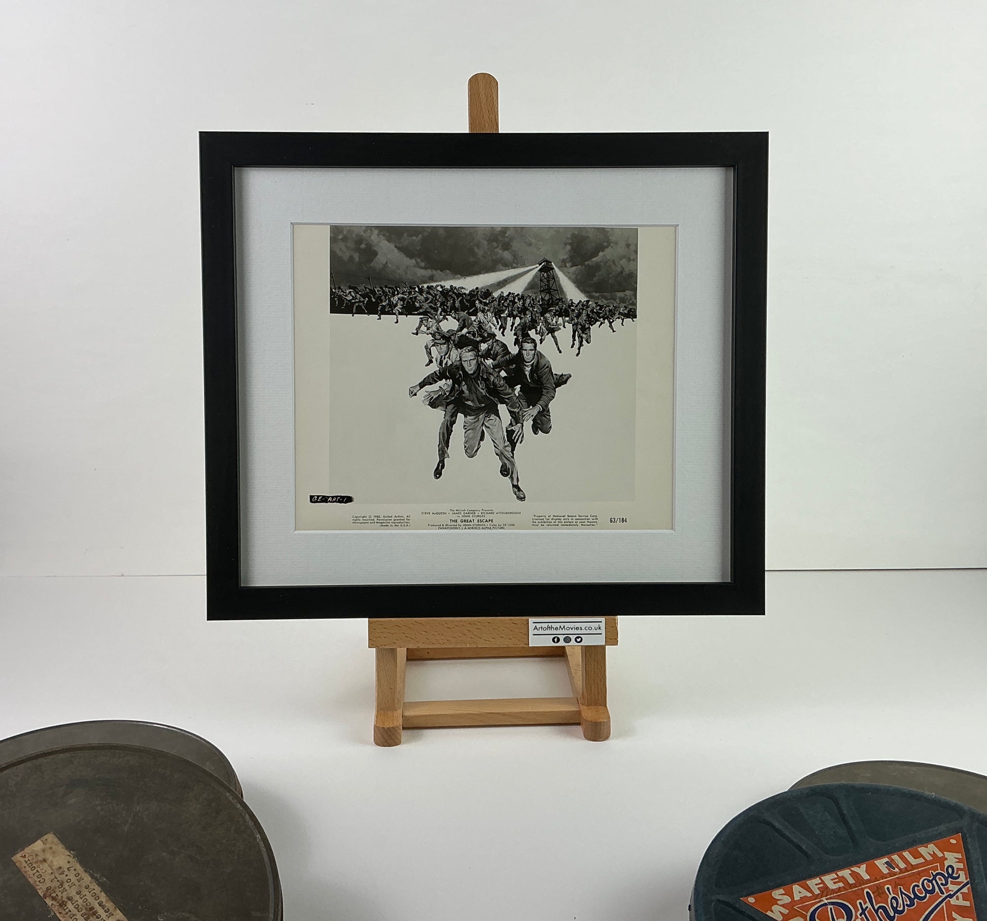 An original 8x10 artwork still for the film The Great Escape