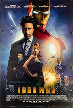 Load image into Gallery viewer, An original movie poster for the Marvel MCU film Iron Man (2008)