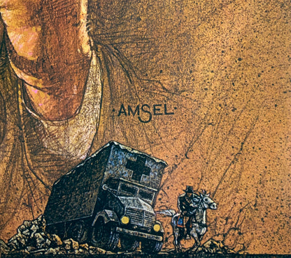 An original promotional poster from 2008 for the movie Raiders of the Lost Ark