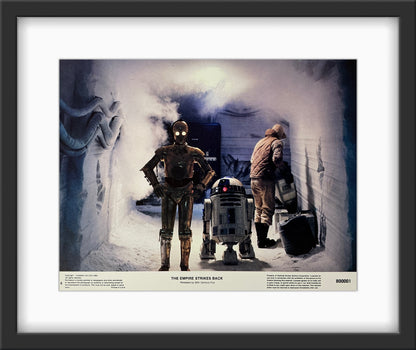 An original 11x14 lobby card for the Star Wars film The Empire Strikes Back