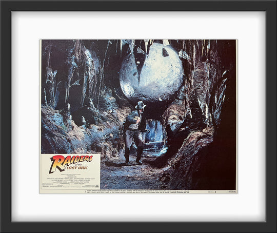 An original 11x14 lobby card for the film Raiders of the Lost Ark