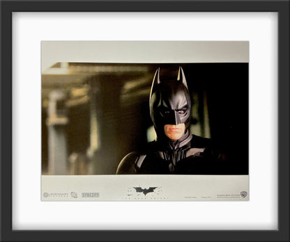 An original lobby card for the film The Dark Knight