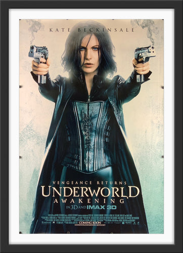 An original movie poster for the Kate Beckinsale film Underworld : Awakening