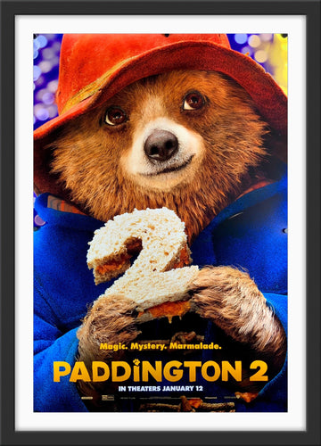 An original movie poster for the film Paddington 2