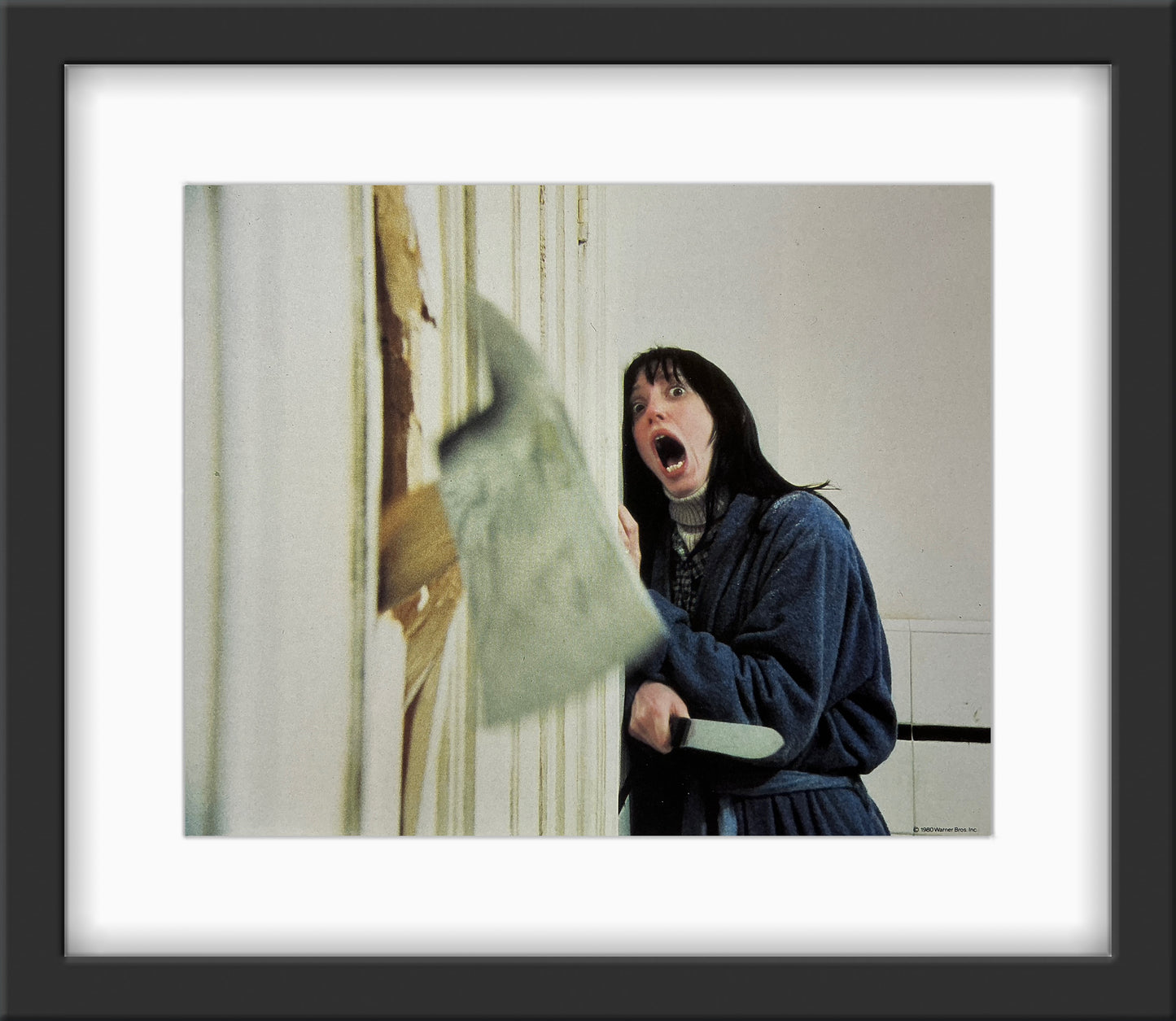 An original 8x10 lobby card for the Stanley Kubrick film The Shining