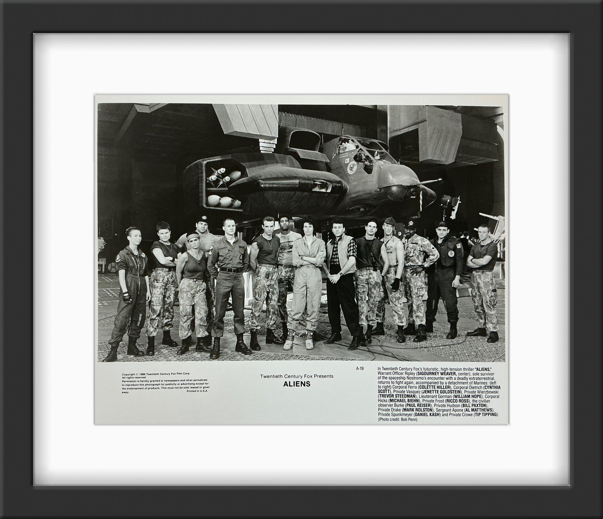 An original 8x10 movie still for the film Aliens