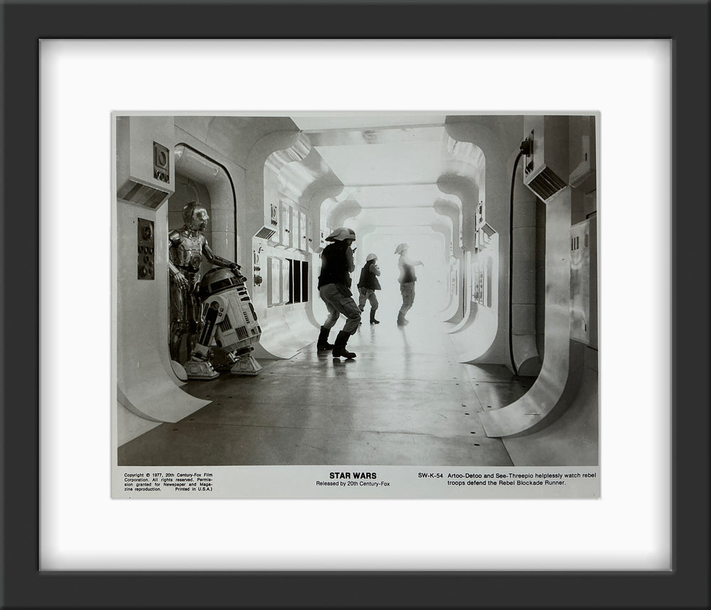 An original 8x10 movie still for the George Lucas film Star Wars