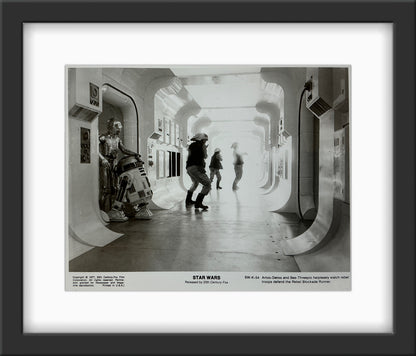 An original 8x10 movie still for the George Lucas film Star Wars