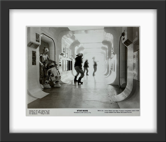 An original 8x10 movie still for the George Lucas film Star Wars
