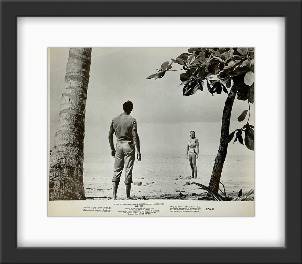 An original 8x10 movie still from the James Bond film Dr No