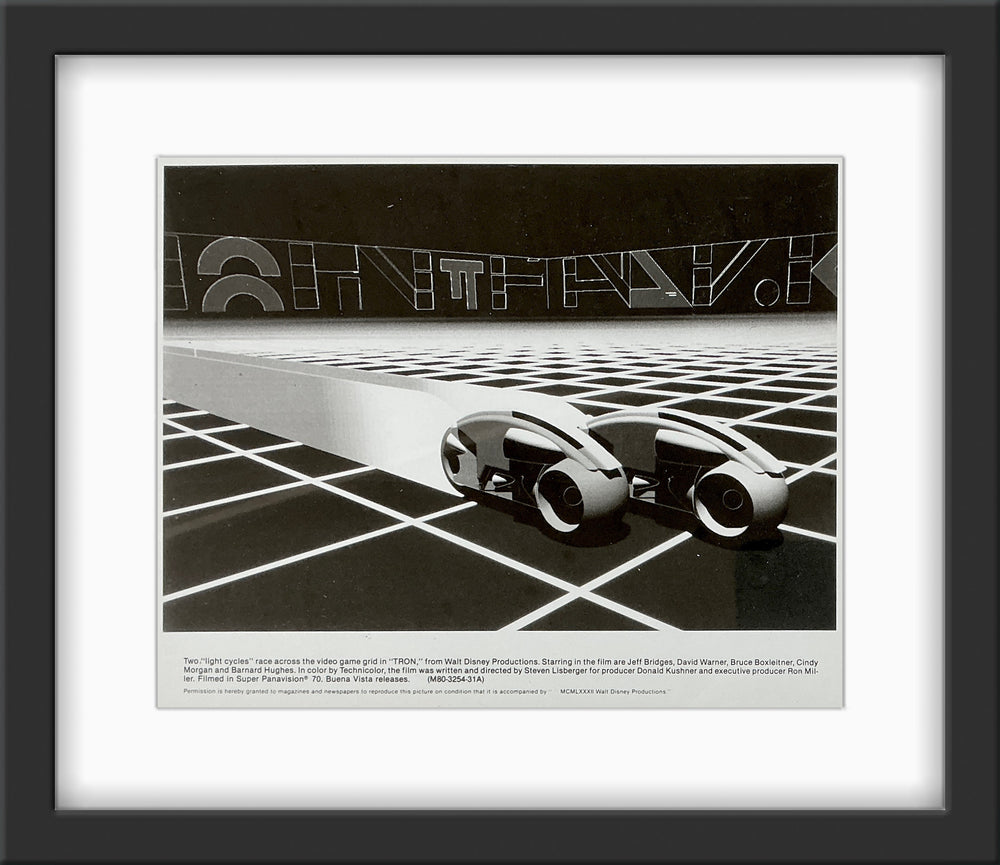 An original 8x10 movie still for the 1982 film TRON
