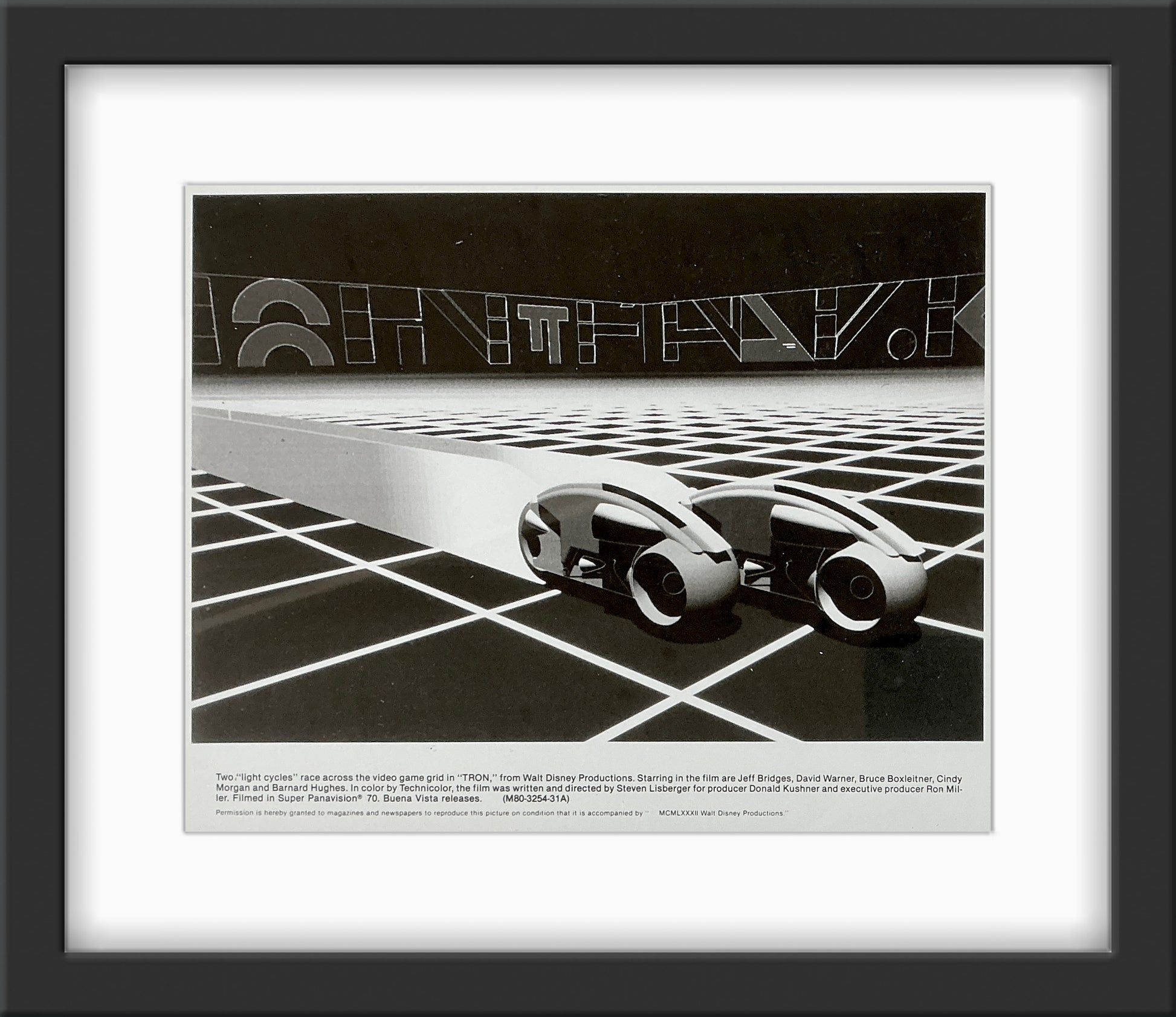 An original 8x10 movie still for the 1982 film TRON