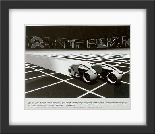 An original 8x10 movie still for the 1982 film TRON
