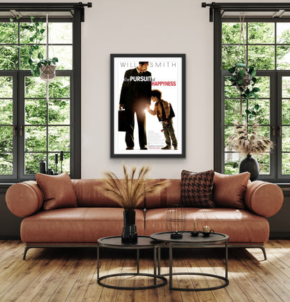 An original movie poster for the Will Smith film The Pursuit of Happyness / Happiness
