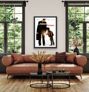 An original movie poster for the Will Smith film The Pursuit of Happyness / Happiness