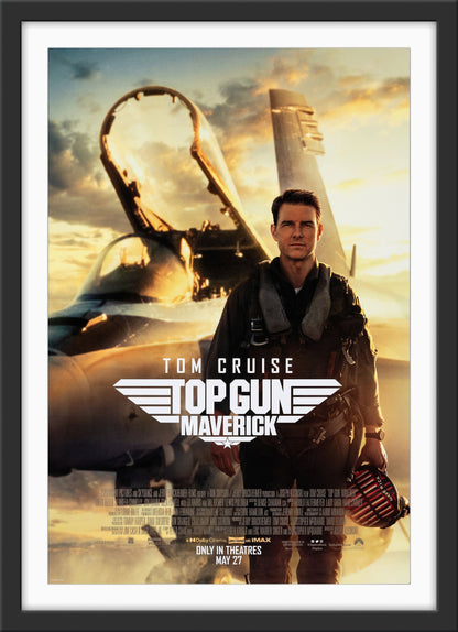 An original movie poster for the Tom Cruise film Top Gun : Maverick