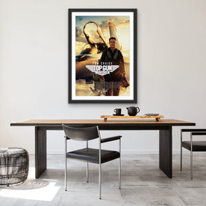 An original movie poster for the Tom Cruise film Top Gun : Maverick