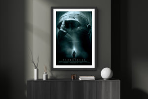 An original movie poster for the Ridley Scott film Alien film Prometheus