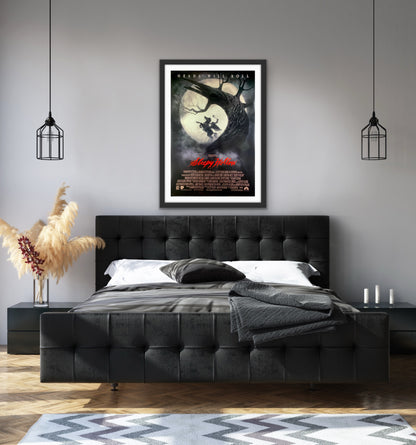 An original movie poster for the Tim Burton film Sleepy Hollow