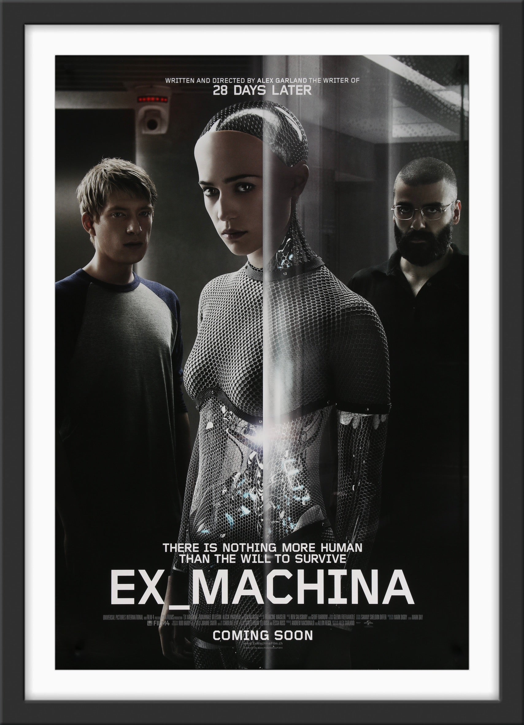 An original movie poster for the film Ex Machina