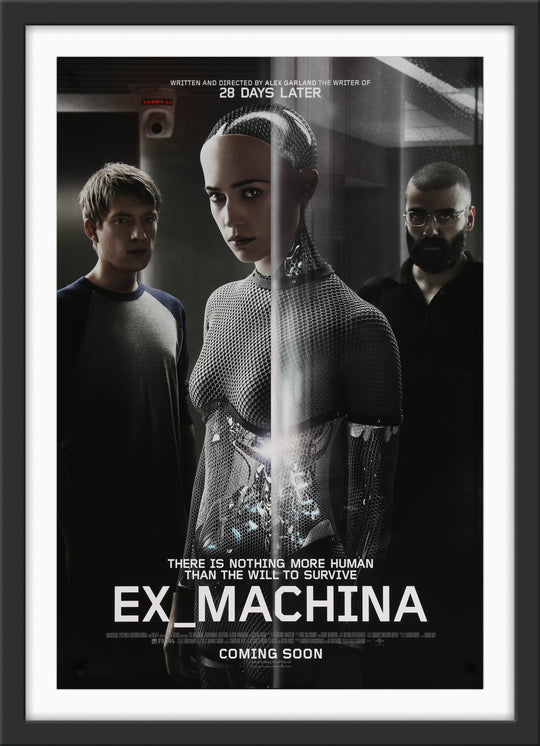 An original movie poster for the film Ex Machina