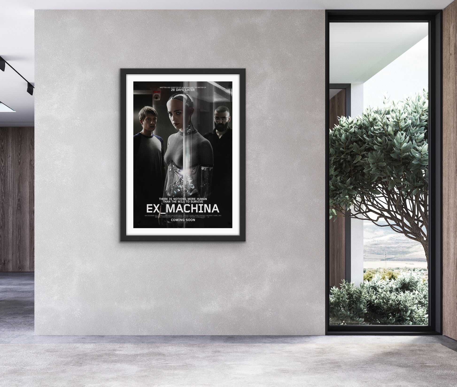 An original movie poster for the film Ex Machina