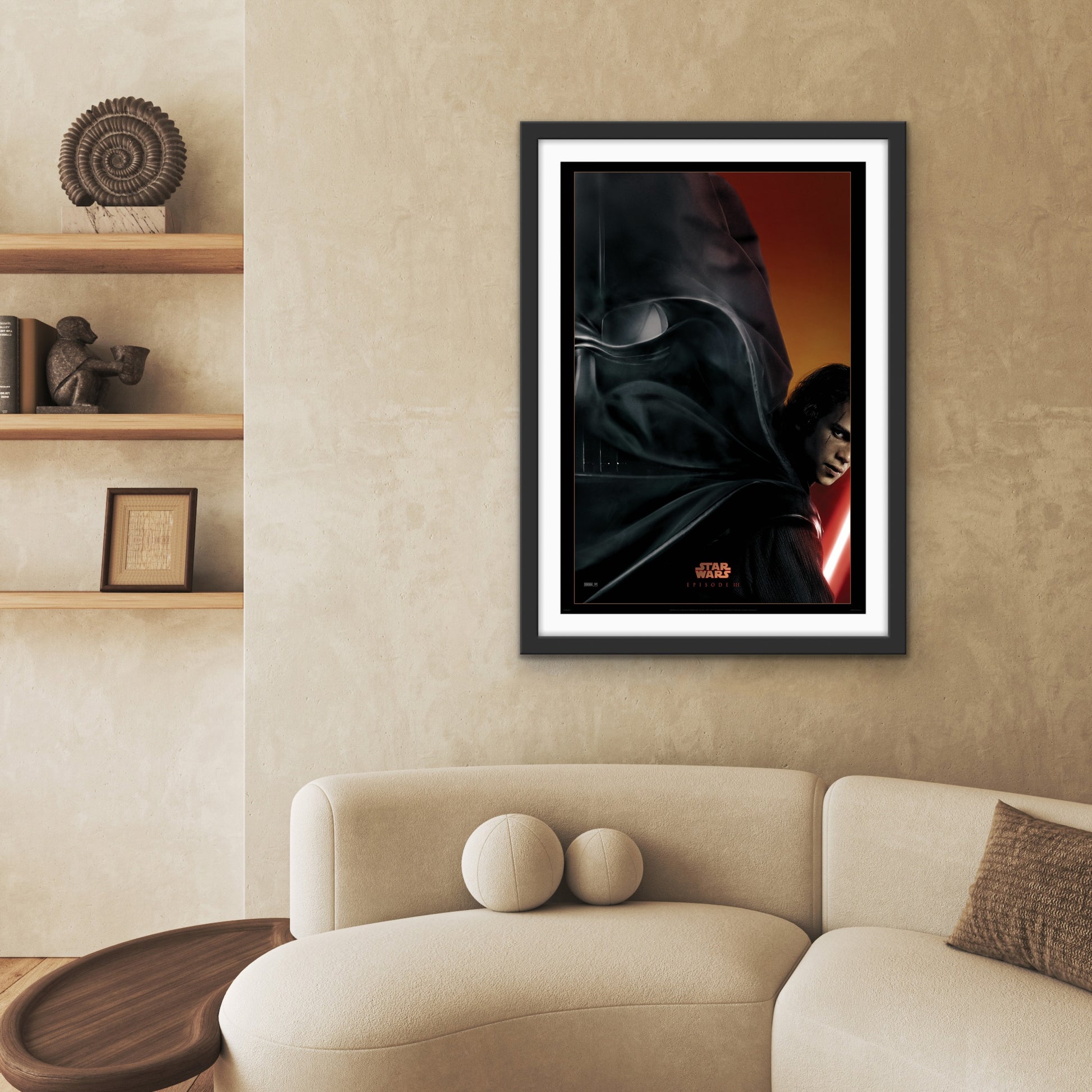 An original movie poster for the film Star Wars: Episode III - Revenge of the Sith