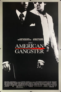 An original movie poster for the Ridley Scott film American Gangster