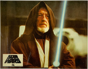An original French lobby card for the George Lucas film Star Wars (1977) / A New Hope