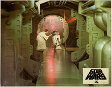 Load image into Gallery viewer, An original french lobby card for the George Lucas film Star Wars (1977) / A New Hope